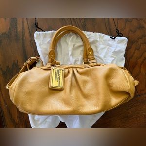 Marc Jacobs mustard leather satchel